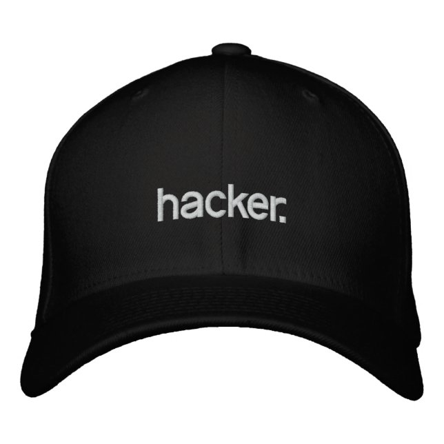 Black Hat hacker. (Front)