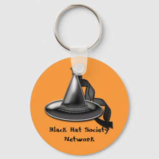Black Hat Society Network Keychain