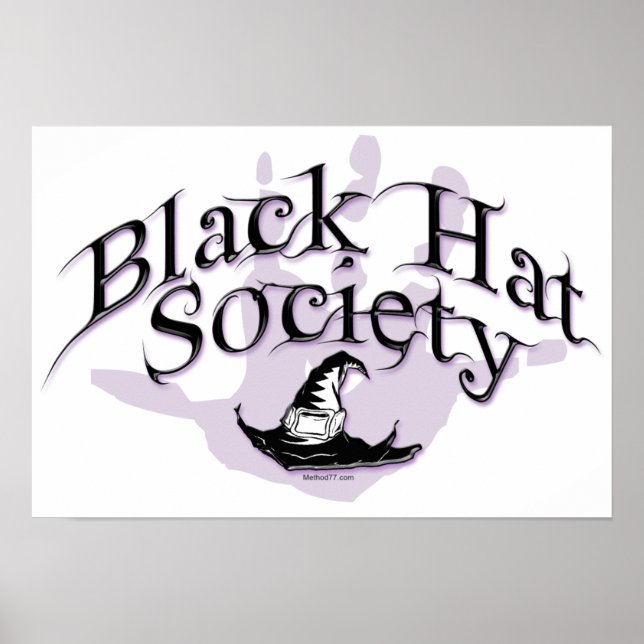 Black Hat Society Poster (Front)
