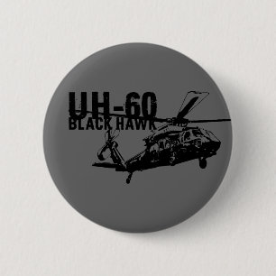 Black Hawk 2 Inch Round Button