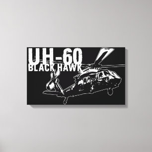 Black Hawk Canvas Print