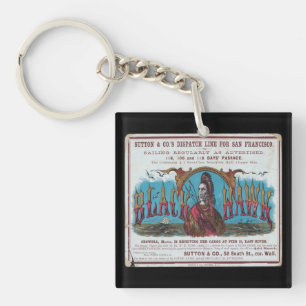 Black Hawk Clipper Sailing  Keychain