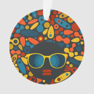 Black Head Woman #1 Ornament