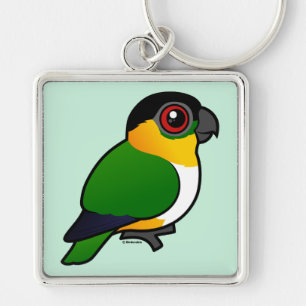 Black-headed Parrot Keychain