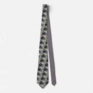 Black-headed spider monkey tie
