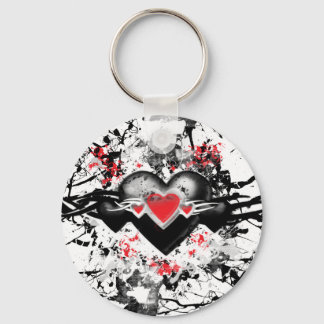 Black Heart Keychain