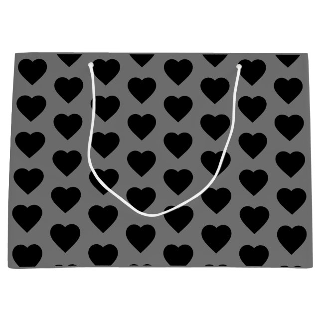 Black Hearts Gift Bag (Front)