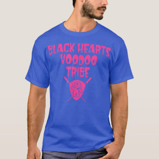 Black Hearts Voodoo Tribe Shield  T-Shirt