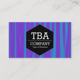 Black Hexagon - Abstract 090716(04) Business Card