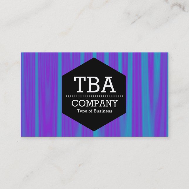 Black Hexagon - Abstract 090716(04) Business Card (Front)