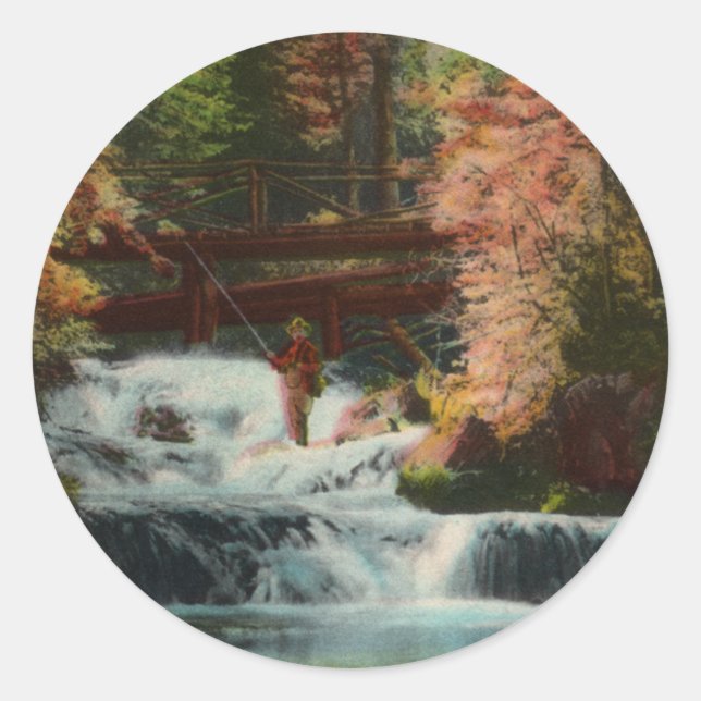 Black Hills Fisherman Sticker (Front)