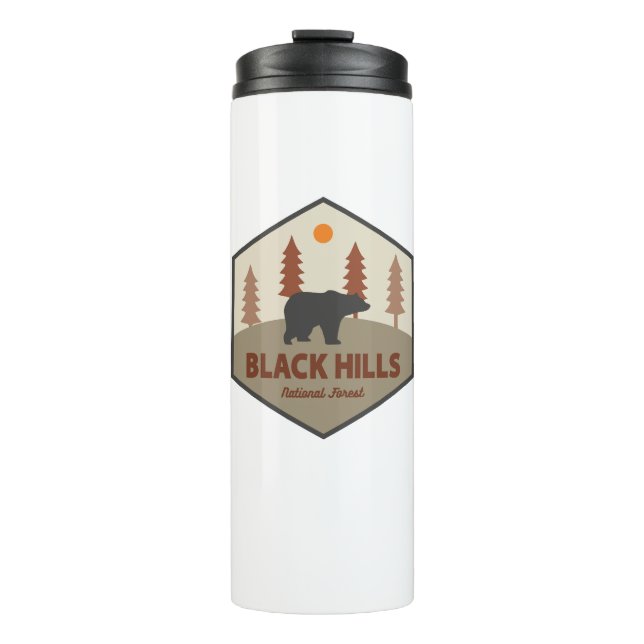 Black Hills National Forest Bear Thermal Tumbler (Front)