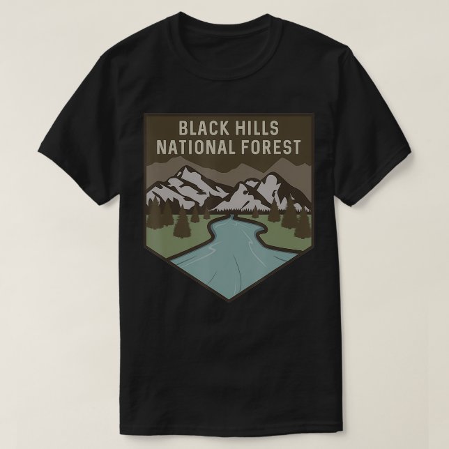 Black Hills National Forest Nature Lover  T-Shirt (Design Front)