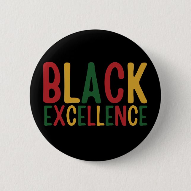 Black History  2 Inch Round Button (Front)