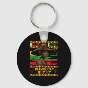 Black History American Women Recognition Educators Keychain