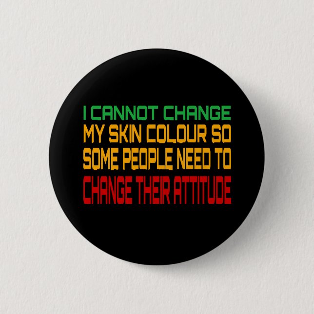 Black History Black Pride Diversity 2 Inch Round Button (Front)