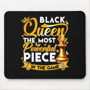 Black History Black Queen Most Powerful Piece In T Mouse Pad