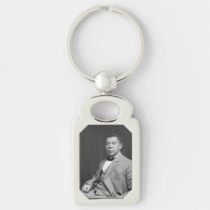 Black History: Booker T Washington, Civil Rights Keychain