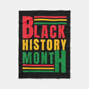 Black History Breaking Every Chain Black History M Fleece Blanket