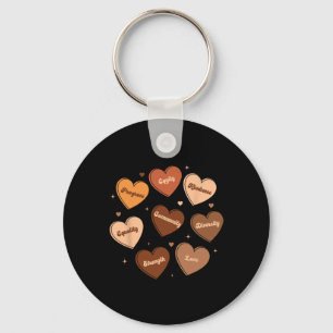 Black History Fists Diversity Equity Melanin Afric Keychain