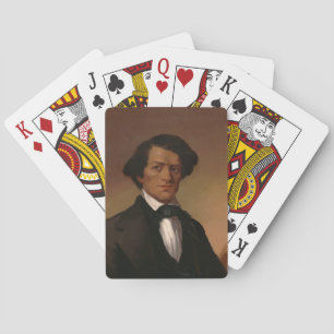 Black History: Fred Douglass Civil Rights 1845 Playing Cards