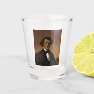 Black History: Fred Douglass Civil Rights 1845 Shot Glass