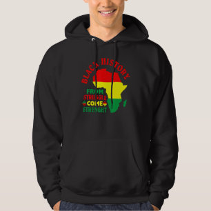 Black History From Struggle Comes Strength BLM Pri Hoodie