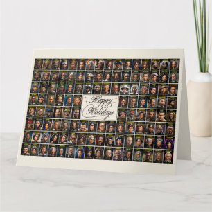 Black History Heroes Happy Holidays Cards: Light Card
