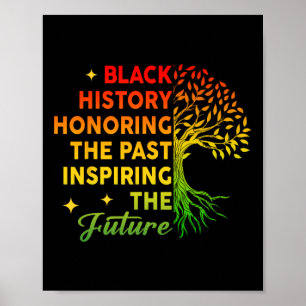 Black History Honouring Past Inspiring Future Afri Poster