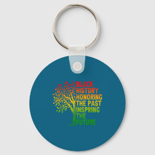 Black history honouring the past african pride keychain