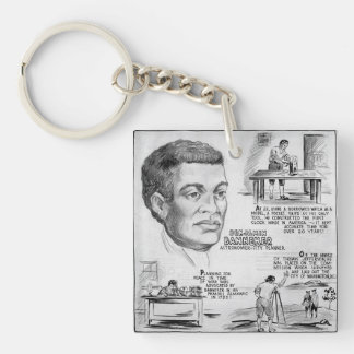 Black History Icon: Benjamin Banneker, Scientist Keychain