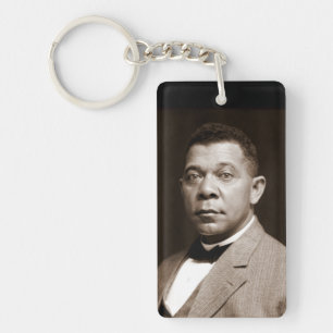 Black History Icon: Booker T Washington, Portrait Keychain