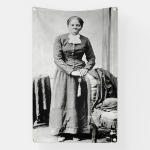 Black History Icons: Harriet Tubman, Civil Rights Banner
