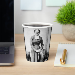 Black History Icons: Harriet Tubman, Civil Rights Paper Cups