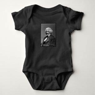 Black History Icons: Older Frederick Douglass Baby Bodysuit