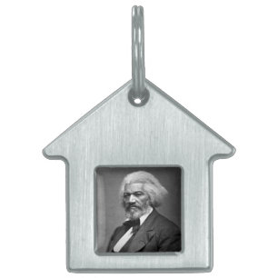 Black History Icons: Older Frederick Douglass Pet ID Tag
