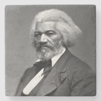 Black History Icons: Older Frederick Douglass Stone Coaster