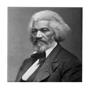 Black History Icons: Older Frederick Douglass Tile