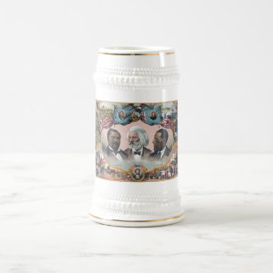 Black History Icons: With Frederick Douglass Beer Stein