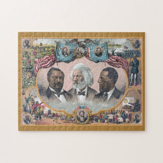 Black History Icons: With Frederick Douglass Jigsaw Puzzle