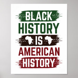 Black History is American History Poster