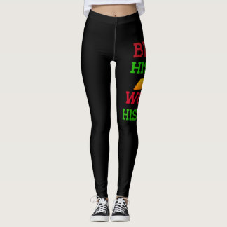 Black History Is World History (2) Leggings