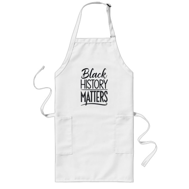 Black History Matters aprons – Black History Month (Front)