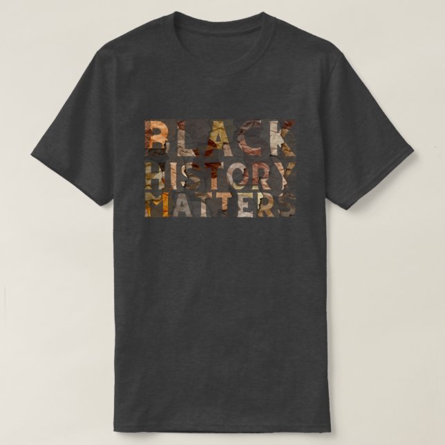 Black History Matters BHM T-Shirt (Design Front)