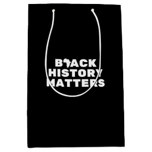 Black History Matters Medium Cadeau sac