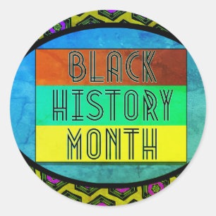 Black History Month 2021 Classic Round Sticker