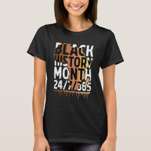 Black History Month 2023 Black History 365 Melanin T-Shirt