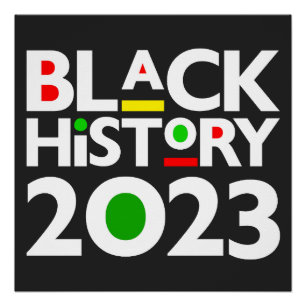 Black History Month 2023 Melanin Sista Bruh Love Poster
