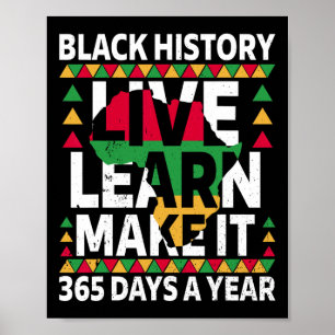 Black History Month 2025 Apparel Poster