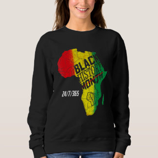 Black History Month 247365 Melanin 2022 Sweatshirt